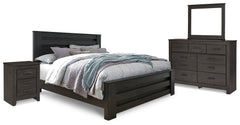 J&M Furniture - Ashley Furniture - Brinxton King Panel Bed, Dresser, Mirror and Nightstand - King Panel Bed, Dresser, Mirror and Nightstand - B249B8