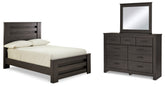 J&M Furniture - Ashley Furniture - Brinxton Full Panel Bed, Dresser and Mirror - Full Panel Bed, Dresser and Mirror - B249B6