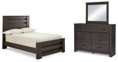 J&M Furniture - Ashley Furniture - Brinxton Full Panel Bed, Dresser and Mirror - Full Panel Bed, Dresser and Mirror - B249B6