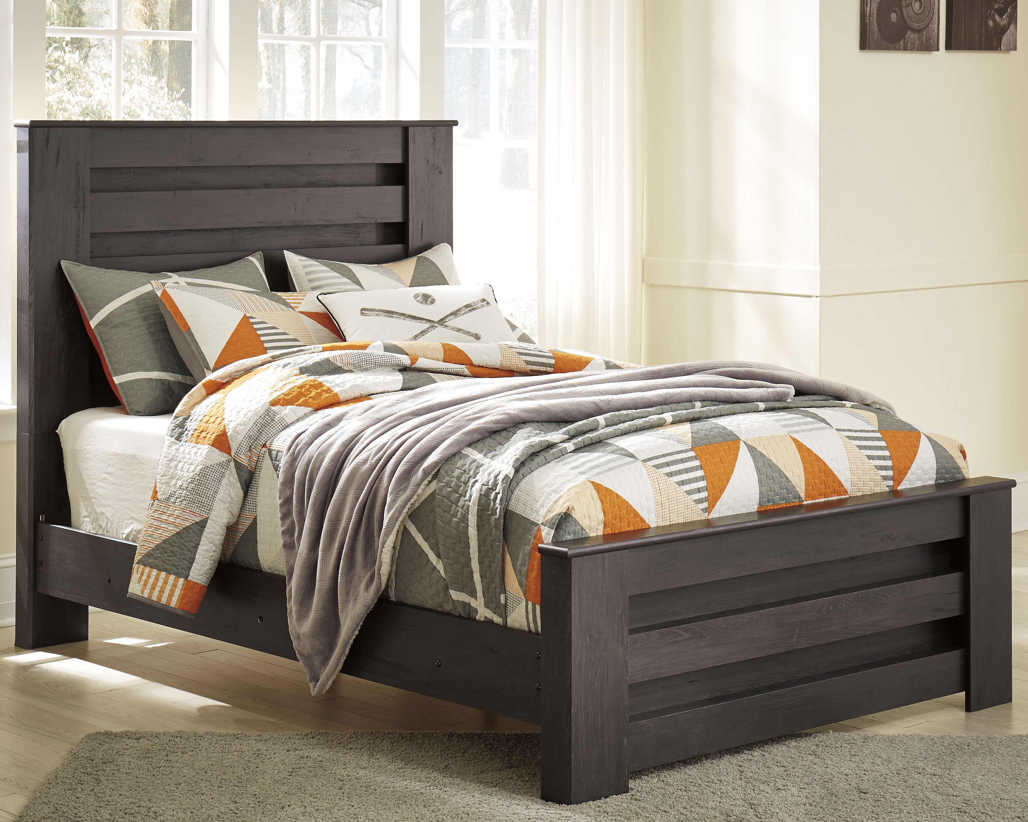J&M Furniture - Ashley Furniture - Brinxton Full Panel Bed - Full Panel Bed - B249B5