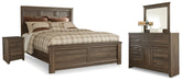 J&M Furniture - Ashley Furniture - Juararo Queen Panel Bed, Dresser, Mirror and Nightstand - Queen Panel Bed, Dresser, Mirror and Nightstand - B251B23