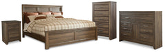 J&M Furniture - Ashley Furniture - Juararo California King Panel Bed, Dresser, Chest and Nightstand - California King Panel Bed, Dresser, Chest and Nightstand - B251B46