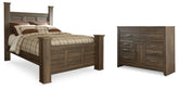 J&M Furniture - Ashley Furniture - Juararo Queen Poster Bed and Dresser - Queen Poster Bed and Dresser - B251B36