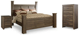 J&M Furniture - Ashley Furniture - Juararo King Poster Bed, Chest and Nightstand - King Poster Bed, Chest and Nightstand - B251B34