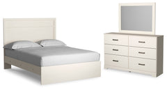 J&M Furniture - Ashley Furniture - Stelsie Queen Panel Bed, Dresser and Mirror - Queen Panel Bed, Dresser and Mirror - B2588B6