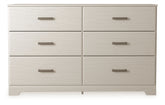 J&M Furniture - Ashley Furniture - Stelsie Dresser - Six Drawer Dresser - B2588-31