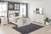 J&M Furniture - Ashley Furniture - Stelsie Full Panel Bed, Dresser, Mirror and Nightstand - Full Panel Bed, Dresser, Mirror and Nightstand - B2588B10