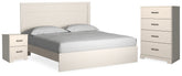 J&M Furniture - Ashley Furniture - Stelsie King Panel Bed, Chest and Nightstand - King Panel Bed, Chest and Nightstand - B2588B9