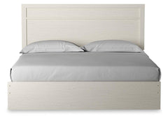 Stelsie King Panel Bed and Nightstand