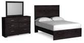 J&M Furniture - Ashley Furniture - Belachime Full Panel Bed, Dresser and Mirror - Full Panel Bed, Dresser and Mirror - B2589B6