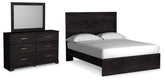 J&M Furniture - Ashley Furniture - Belachime Queen Panel Bed, Dresser and Mirror - Queen Panel Bed, Dresser and Mirror - B2589B3