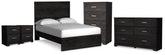 J&M Furniture - Ashley Furniture - Belachime Full Panel Bed, Dresser, Chest and 2 Nightstands - Full Panel Bed, Dresser, Chest and 2 Nightstands - B2589B19