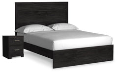 J&M Furniture - Ashley Furniture - Belachime Queen Panel Bed and Nightstand - Queen Panel Bed and Nightstand - B2589B15