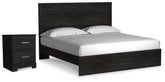 J&M Furniture - Ashley Furniture - Belachime King Panel Bed and Nightstand - King Panel Bed and Nightstand - B2589B9