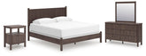 J&M Furniture - Ashley Furniture - Pamytta King Panel Bed, Dresser, Mirror and Nightstand - King Panel Bed, Dresser, Mirror and Nightstand - PCB2614B31