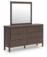 Pamytta Full Panel Bed, Dresser and Mirror
