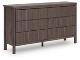 J&M Furniture - Ashley Furniture - Pamytta Dresser - Six Drawer Dresser / Brown - PCB2614-31