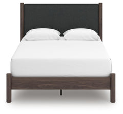 Pamytta Queen Upholstered Panel Platform Bed