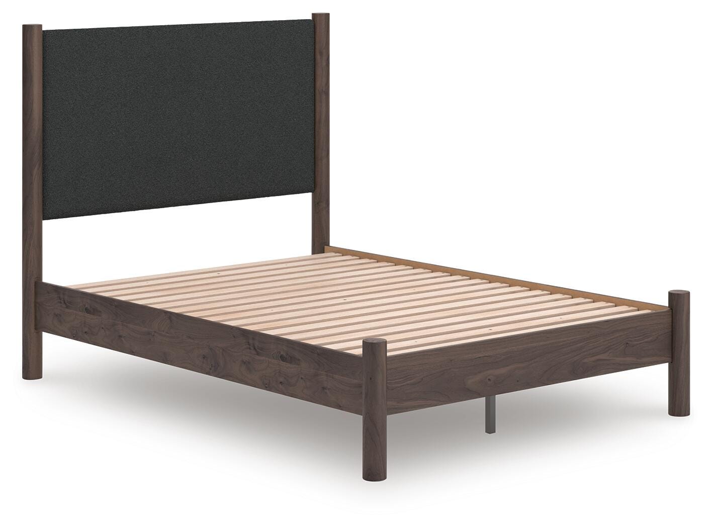 J&M Furniture - Ashley Furniture - Pamytta Full Upholstered Panel Platform Bed - Full Upholstered Panel Platform Bed - PCB2614B10