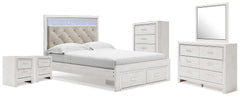J&M Furniture - Ashley Furniture - Altyra Queen Storage Bed, Dresser Mirror, Chest and 2 Nightstands - Queen Storage Bed, Dresser Mirror, Chest and 2 Nightstands - B2640B72