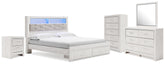 J&M Furniture - Ashley Furniture - Altyra King Storage Bed, Dresser, Mirror, Chest and Nightstand - King Storage Bed, Dresser, Mirror, Chest and Nightstand - B2640B76