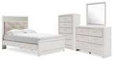J&M Furniture - Ashley Furniture - Altyra Full Panel Bed, Dresser, Mirror and Chest - Full Panel Bed, Dresser, Mirror and Chest - B2640B71
