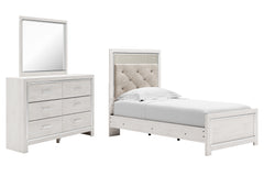 J&M Furniture - Ashley Furniture - Altyra Twin Panel Bed, Dresser and Mirror - Twin Panel Bed, Dresser and Mirror - B2640B7