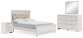 J&M Furniture - Ashley Furniture - Altyra Queen Upholstered Panel Bed, Dresser, Mirror, and Nightstand - Queen Upholstered Panel Bed, Dresser, Mirror, and Nightstand - B2640B33