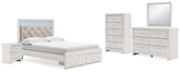 J&M Furniture - Ashley Furniture - Altyra Queen Storage Bed, Dresser, Mirror, Chest and Nightstand - Queen Storage Bed, Dresser, Mirror, Chest and Nightstand - B2640B42