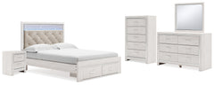 J&M Furniture - Ashley Furniture - Altyra Queen Storage Bed, Dresser, Mirror, Chest and Nightstand - Queen Storage Bed, Dresser, Mirror, Chest and Nightstand - B2640B42