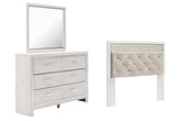 J&M Furniture - Ashley Furniture - Altyra Queen Panel Headboard, Dresser and Mirror - Queen Panel Headboard, Dresser and Mirror - B2640B53