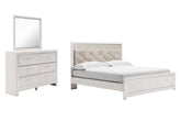 J&M Furniture - Ashley Furniture - Altyra King Panel Bed, Dresser and Mirror - King Panel Bed, Dresser and Mirror - B2640B57
