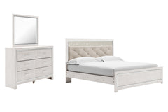 J&M Furniture - Ashley Furniture - Altyra King Panel Bed, Dresser and Mirror - King Panel Bed, Dresser and Mirror - B2640B57