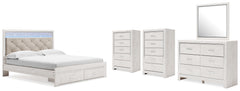 J&M Furniture - Ashley Furniture - Altyra King Storage Bed, Dresser, Mirror and 2 Chests - King Storage Bed, Dresser, Mirror and 2 Chests - B2640B45
