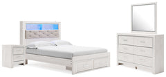 J&M Furniture - Ashley Furniture - Altyra Queen Panel Storage Bed, Dresser, Mirror and Nightstand - Queen Panel Storage Bed, Dresser, Mirror and Nightstand - B2640B38