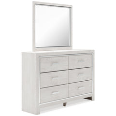 J&M Furniture - Ashley Furniture - Altyra Queen Upholstered Panel Bed, Dresser, Mirror, Chest and 2 Nightstands - Queen Upholstered Panel Bed, Dresser, Mirror, Chest and 2 Nightstands / White - B2640B36