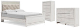 J&M Furniture - Ashley Furniture - Altyra Queen Panel Bed, Dresser and Chest - Queen Panel Bed, Dresser and Chest - B2640B73