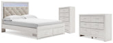 J&M Furniture - Ashley Furniture - Altyra Queen Storage Bed, Dresser and Chest - Queen Storage Bed, Dresser and Chest - B2640B64