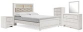 J&M Furniture - Ashley Furniture - Altyra Queen Bookcase Bed, Dresser, Chest and Nightstand - Queen Bookcase Bed, Dresser, Chest and Nightstand - B2640B77