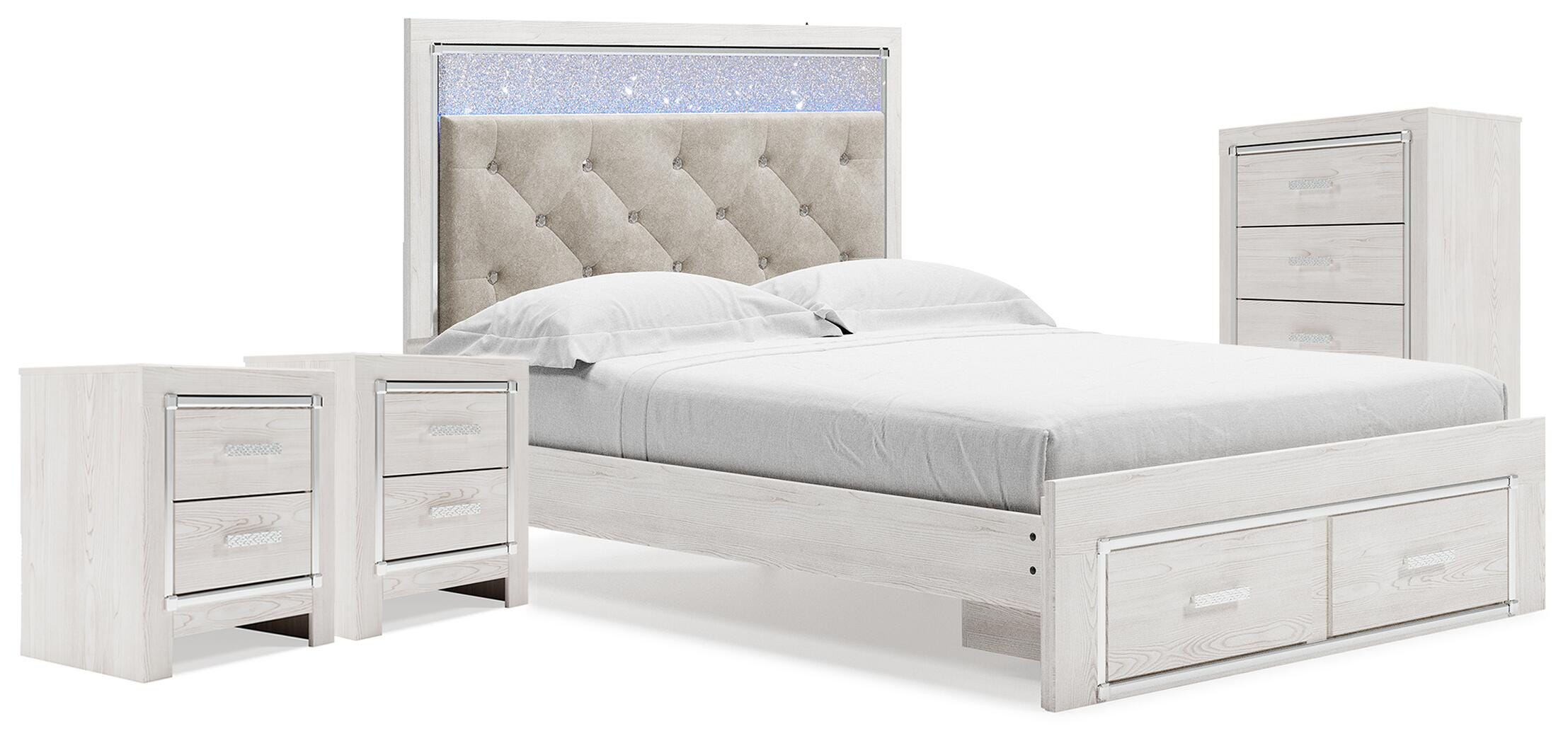 J&M Furniture - Ashley Furniture - Altyra Queen Storage Bed, Chest and 2 Nightstands - Queen Storage Bed, Chest and 2 Nightstands - B2640B68