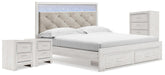 J&M Furniture - Ashley Furniture - Altyra King Storage Bed, Chest and 2 Nightstands - King Storage Bed, Chest and 2 Nightstands - B2640B67