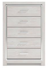 Altyra Twin Panel Bed, Chest and Nightstand