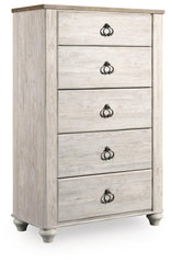 Willowton Dresser, Mirror, Chest and Nightstand