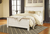 J&M Furniture - Ashley Furniture - Willowton King Panel Bed - King Panel Bed - B267B10