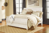 J&M Furniture - Ashley Furniture - Willowton Queen Sleigh Bed - Queen Sleigh Bed - B267B4