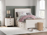J&M Furniture - Ashley Furniture - Willowton Full Panel Bed with 2 Storage Drawers - Full Panel Bed with 2 Storage Drawers - B267B22
