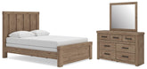 J&M Furniture - Ashley Furniture - Oliandon Queen Panel Bed, Dresser and Mirror - Queen Panel Bed, Dresser and Mirror - PCB2844B3