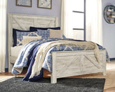 J&M Furniture - Ashley Furniture - Bellaby Queen Crossbuck Panel Bed - Queen Crossbuck Panel Bed - B331B6