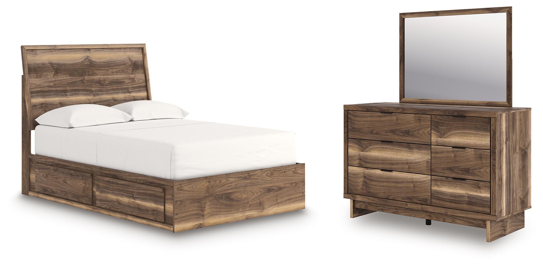 J&M Furniture - Ashley Furniture - Chirason Full Panel Storage Bed, Dresser and Mirror - Full Panel Storage Bed, Dresser and Mirror - PCB3367B32