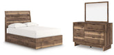 J&M Furniture - Ashley Furniture - Chirason Full Panel Platform Bed, Dresser and Mirror - Full Panel Platform Bed, Dresser and Mirror - PCB3367B26